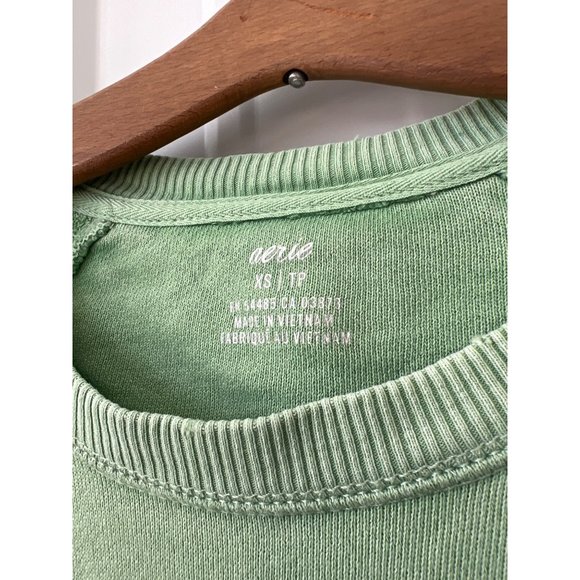 Aerie Take It Easy Tiger Sweatshirt Women XS Crew Pullover Retro Loungewear - Picture 4 of 9